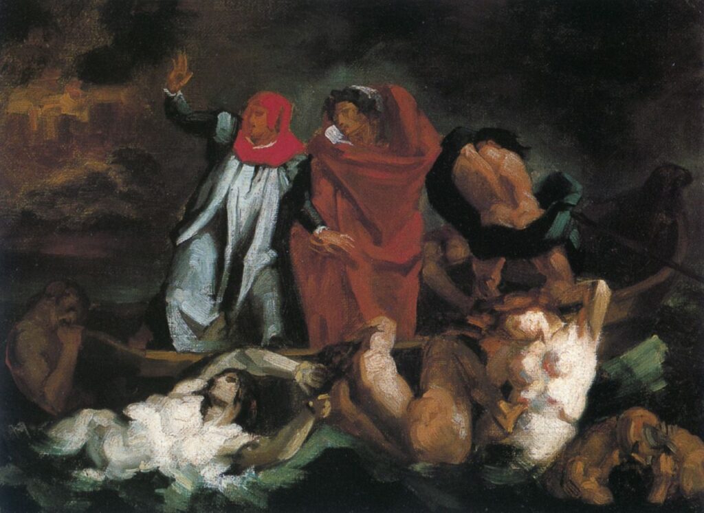 Paul Cézanne - La Barque de Dante (d'après Delacroix) - vers 1864