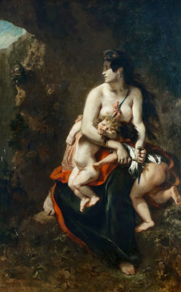 Eugène Delacroix - Médée, dite aussi Médée furieuse - 1836-1838