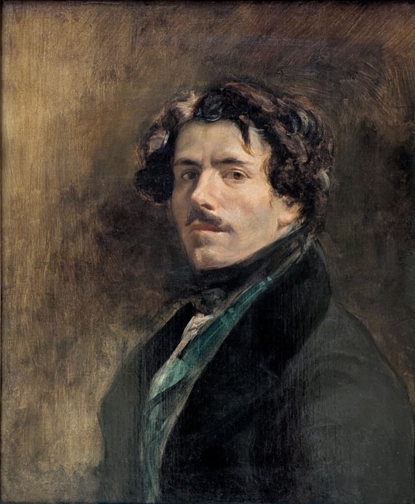 Eugène Delacroix - Autoportrait au gilet vert - 1837