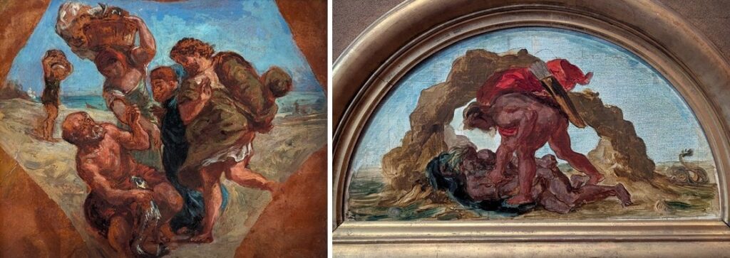 Eugène Delacroix – esquisses pour décors