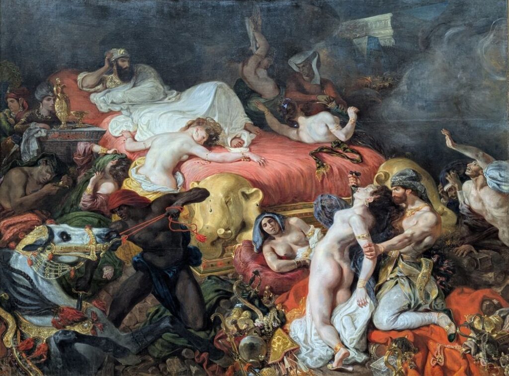 Eugène Delacroix - La Mort de Sardanapale - 1827