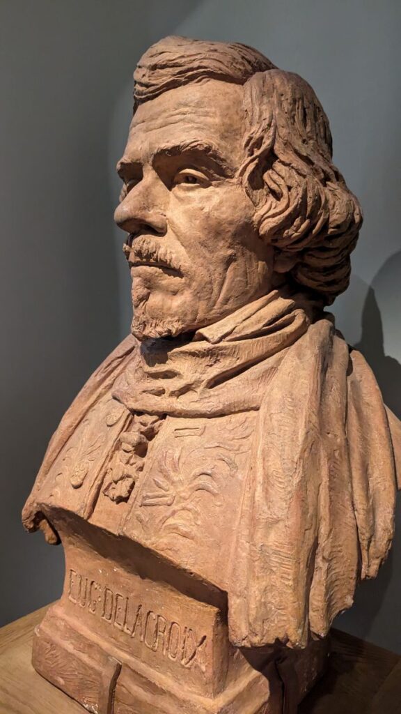 Buste d’Eugène Delacroix par Antoine Étex - 1876