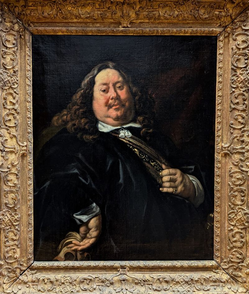 Jacob Jordaens - Homme obèse, dit autrefois Portrait de l'amiral Michel Adrien Ruyter – vers 1650