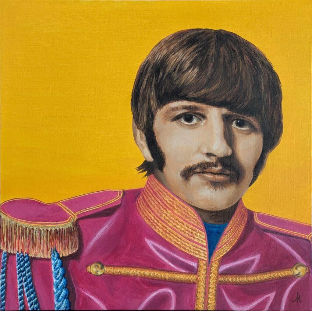 tableau Ringo Starr par Sandrine Delenne Art-sd. Tous droits réservés.