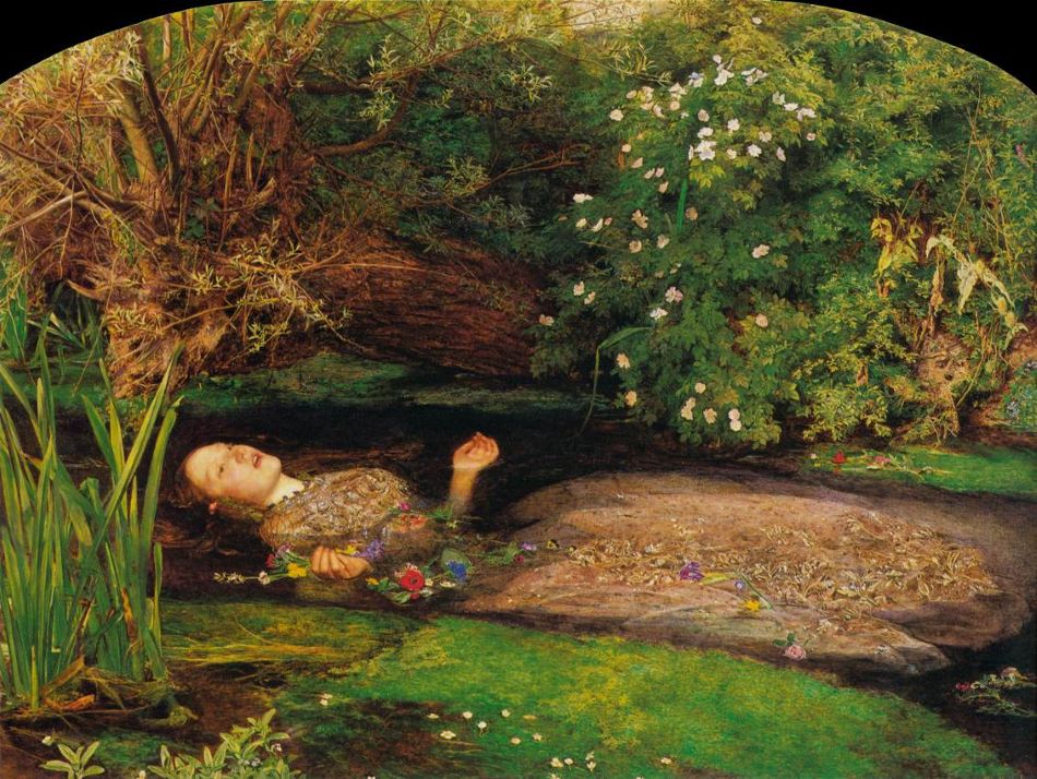 John Everett Millais – Ophelia - Tate Gallery, Londres