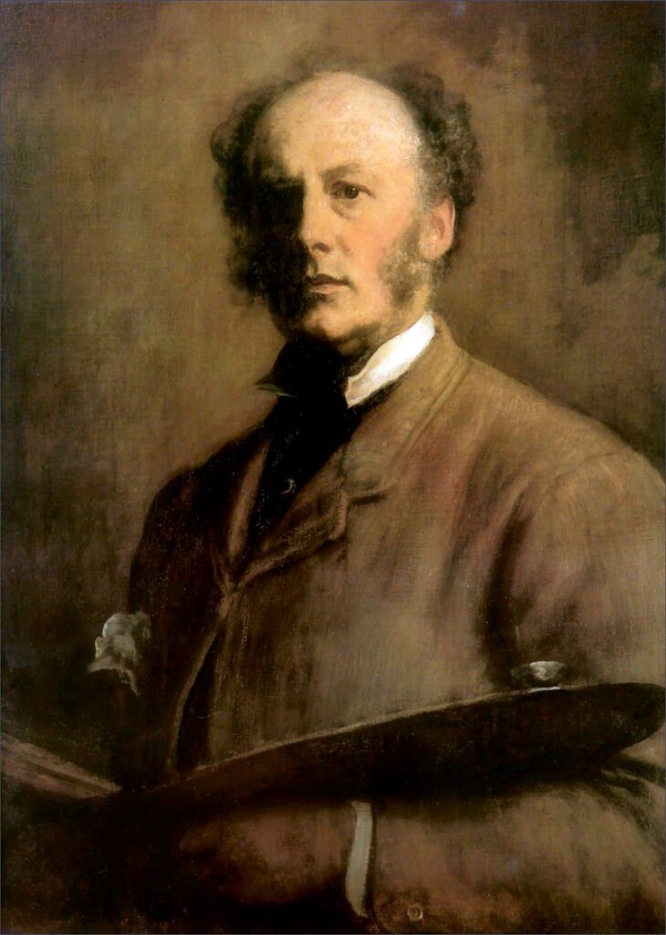 Autoportrait de John Everett Millais – Palais des Offices, Florence