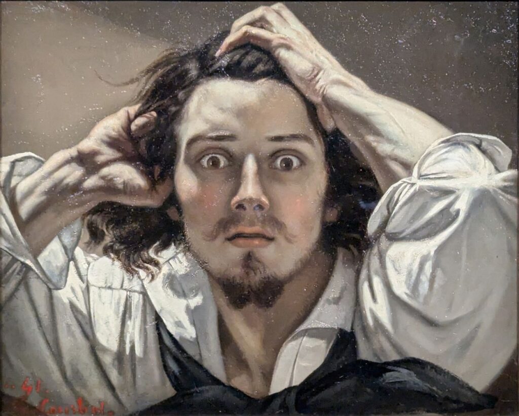 Gustave Courbet - Le Désespéré – photo Sandrine Delenne