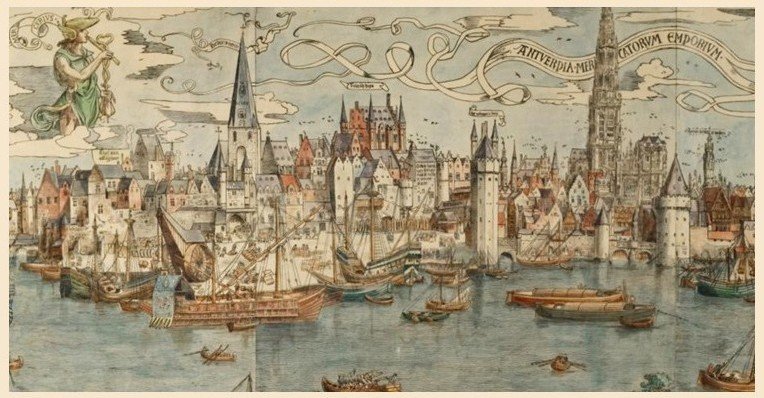 Le port et la rade d’Anvers dans la première moitié du XVIe siècle