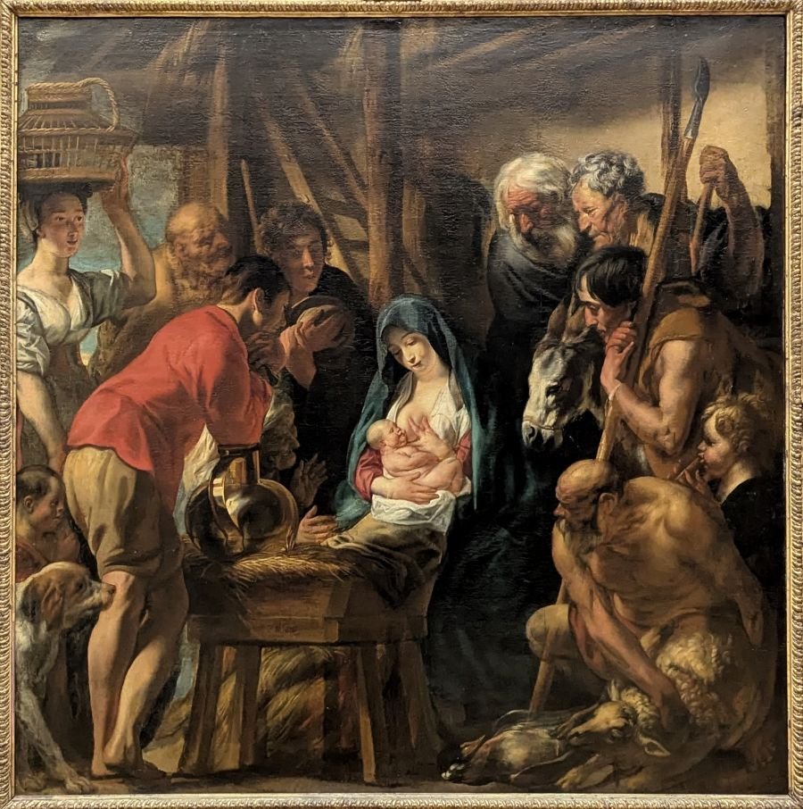 Jacob Jordaens – L’Adoration des Bergers – photo Sandrine Delenne