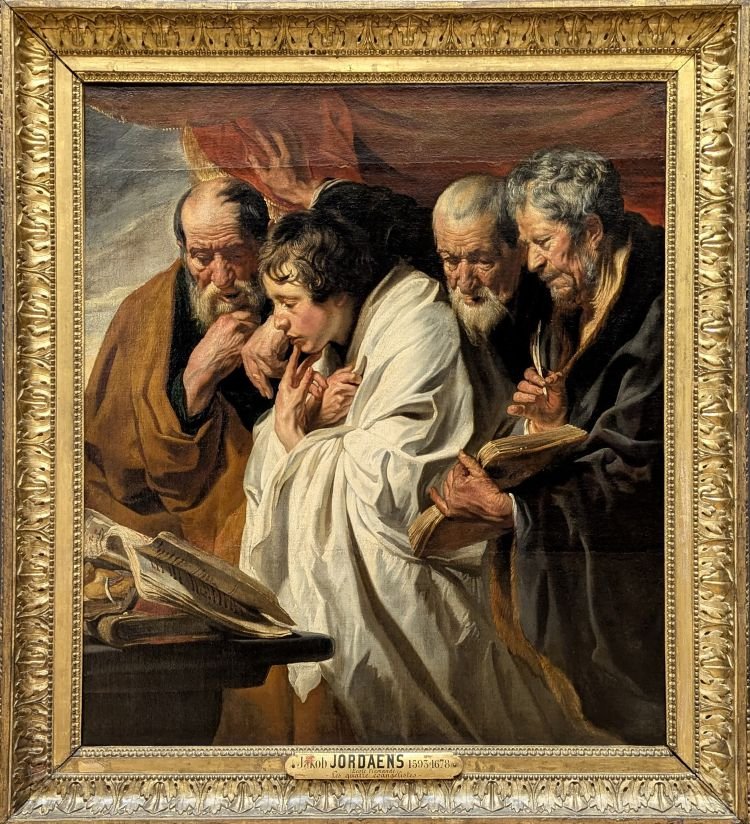 Jacob Jordaens – Les Quatre Évangélistes - photo Sandrine Delenne