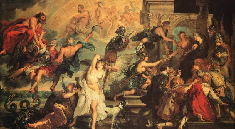 Pierre-Paul Rubens - L’Apothéose de Henri IV et la proclamation de la régence de la reine