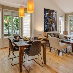 tableau La Roue de la Fortune par Sandrine Delenne Art-sd. Mock-up (maquette) de décoration intérieure