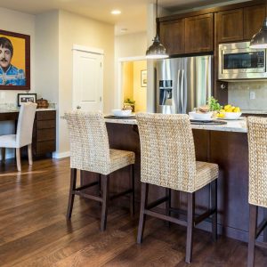 tableau Paul McCartney par Sandrine Delenne Art-sd. Mock-up (maquette) de décoration intérieure